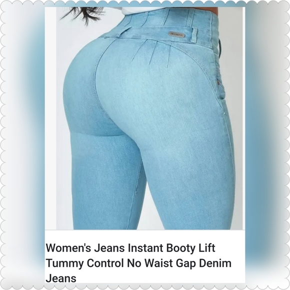 SIZE 9....100% AUTHENTIC COLOMBIAN BUTT LIFTING JEANS - Picture 2 of 8